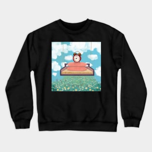 Twin Bell Alarm Clock -Vintage Objects Crewneck Sweatshirt